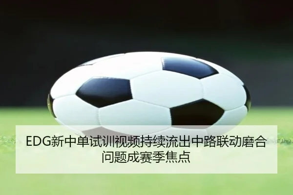 EDG新中单试训视频持续流出中路联动磨合问题成赛季焦点